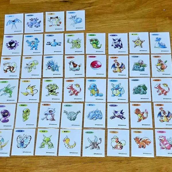 [BUNJANG] Pokemon 30th Anniversary Artworks Ttibusil (Sticker) - Trading / 30주년 아트웍스 포켓몬스터 띠부씰 교환 원해요^^