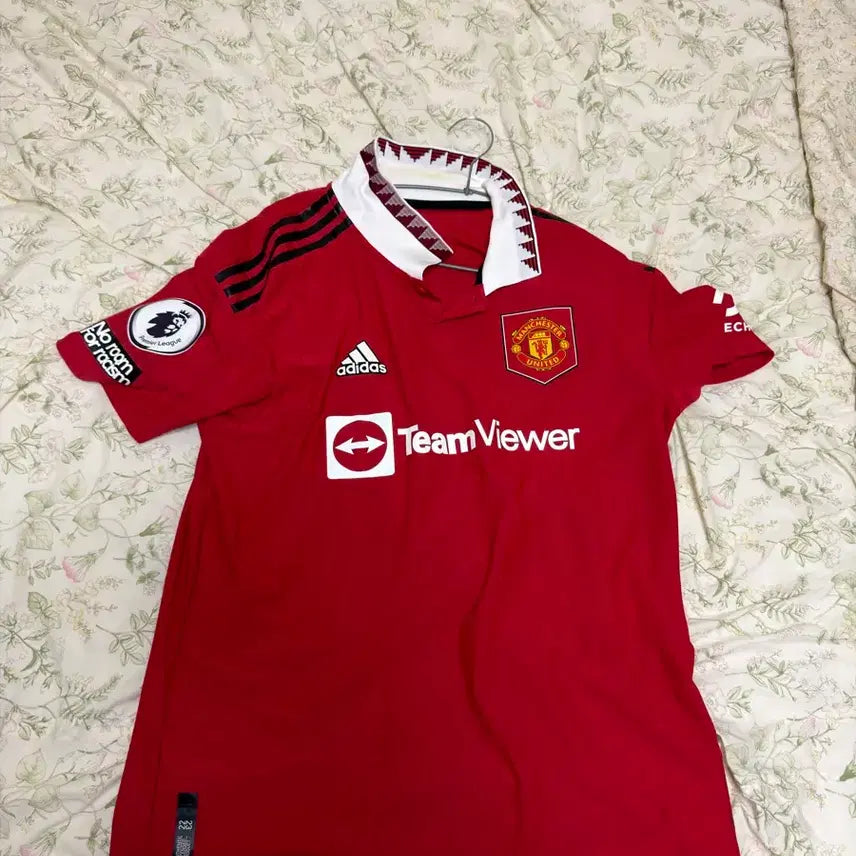 [BUNJANG] Manchester United 22-23 Home Authentic Bruno Fernandes Premier League Full Patch Jersey (L) / 22-23 맨유 홈 어센틱 해외L(105) 브루노 페르난데스 프리미어리그 풀패치 팝니다