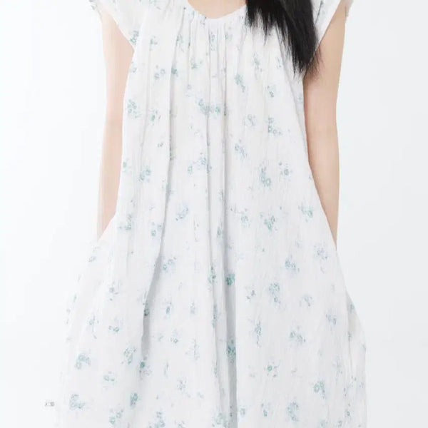 [BUNJANG] Colocynth MONESI MINT FLOWER Midi Dress / 콜로신스 MONESI TOP DRESS MINT FLOWER