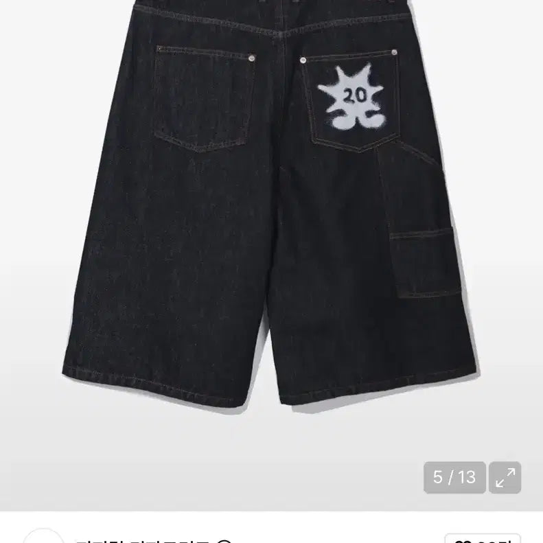 [BUNJANG] Physical Department Sunset Bermuda Denim Pants (Indigo) / 피지컬 디파트먼트 썬셋 버뮤다 데님 팬츠(인디고)