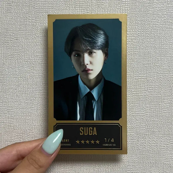 [BUNJANG] BTS Bangbangcon The Live Version 1 Suga Message Card / 방탄소년단 BTS 방방콘 더 라이브 1 버전 슈가 윤기 메세지 카드