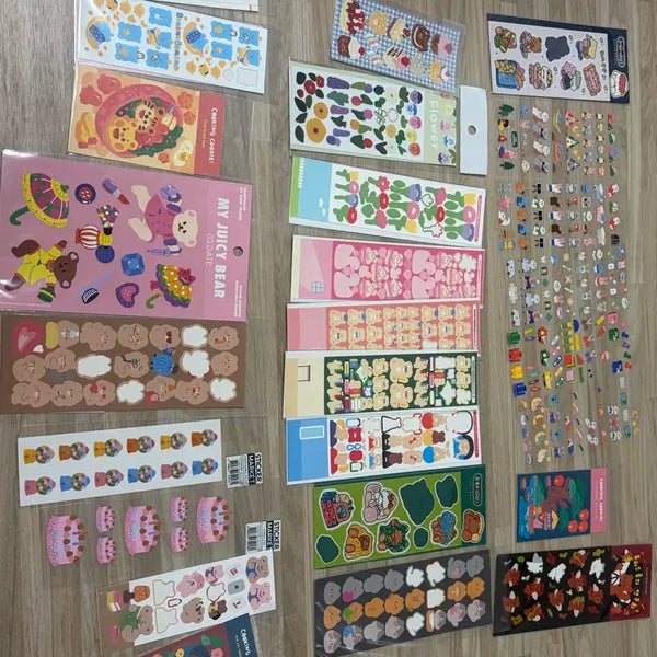 [BUNJANG] Diary Deco Sticker Set / (26장 오천원, 한장당190원) 다꾸 스티커 씰스티커 일괄 판매
