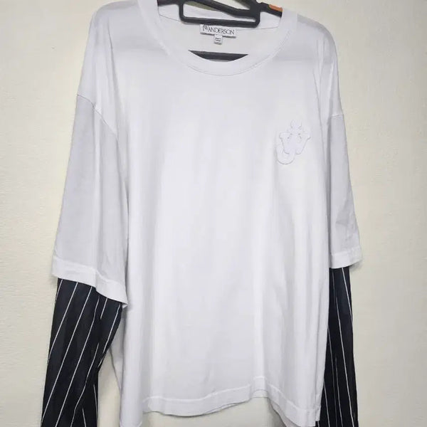 [BUNJANG] JW Anderson Striped Layered Long Sleeve L / JW앤더슨 스트라이프 레이어드 롱슬리브 L
