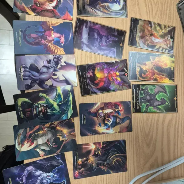 [BUNJANG] Dragon Village Hologram Illustration Card / 드래곤 빌리지 홀로그램,일러스트 카드 팔아요