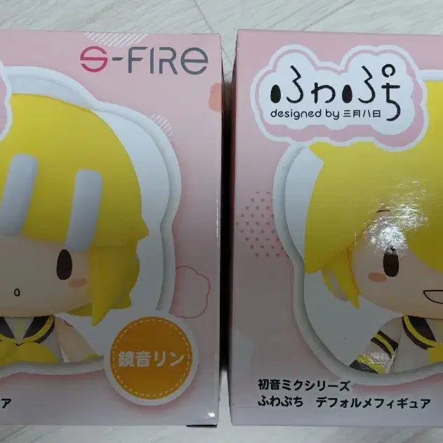 [BUNJANG] Kagamine Rin Len Fuwapuchi Figure Bundle Set / 카가미네 린 렌 후와푸치 피규어 일괄