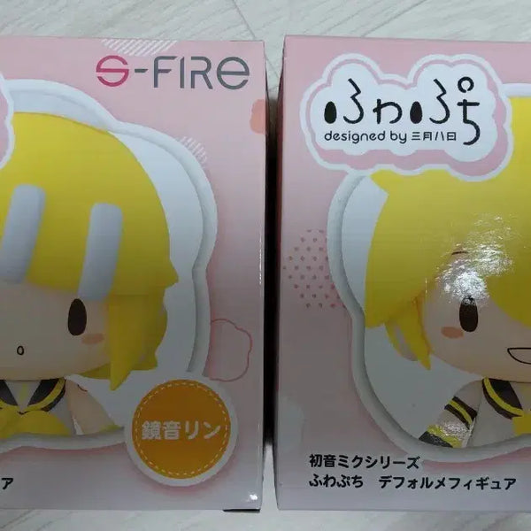 [BUNJANG] Kagamine Rin Len Fuwapuchi Figure Bundle Set / 카가미네 린 렌 후와푸치 피규어 일괄