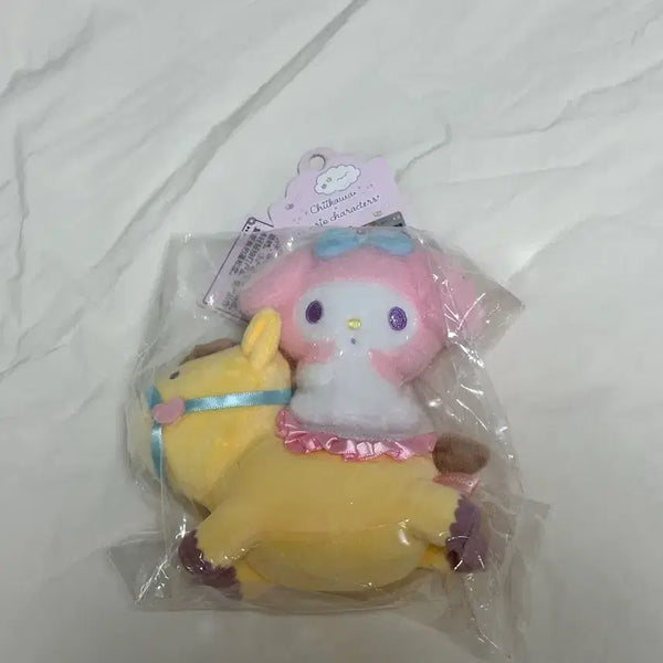 [BUNJANG] Miniso x Chiikawa x My Melody Carousel Collaboration Sealed Plush / 미니소 치이카와 마이멜로디 마멜 회전목마 콜라보 미개봉