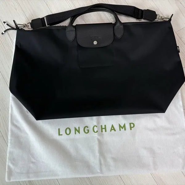 [BUNJANG] Longchamp Le Pliage Energy Travel Bag (Black, L Size) / 롱샴 르 플리아쥬 에너지 트래블백(블랙 색상, L 사이즈)
