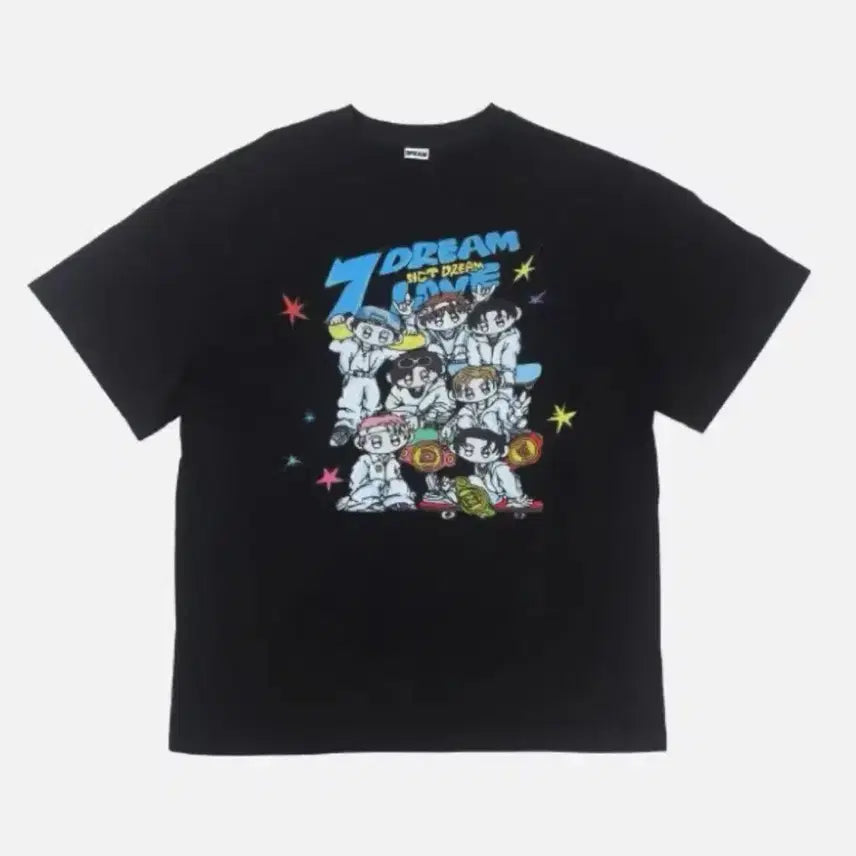 [BUNJANG] NCT Dream Time Riders x Back to the Future Collaboration T-Shirt / 엔시티 드림 팝업 time riders bttf 일러스트 반팔 티셔츠 원가 양도