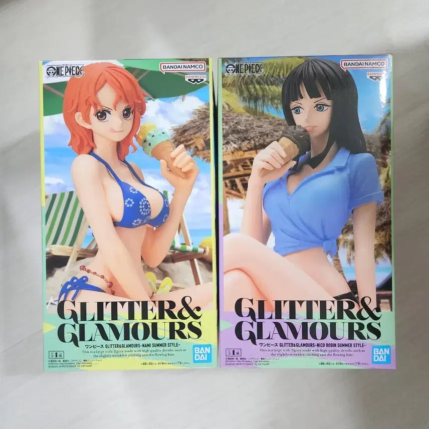 [BUNJANG] One Piece Glitter & Glamours Nami/Robin Figure / 원피스 글리터앤글라머스 나미/로빈 피규어