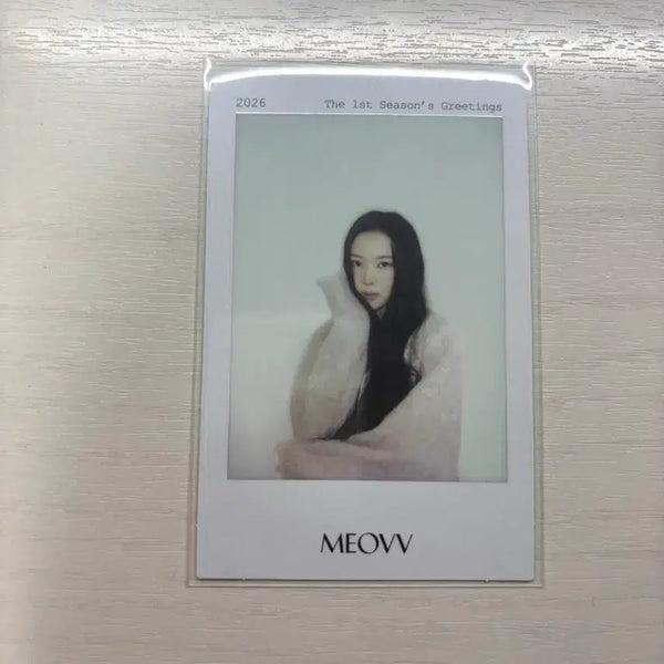 [BUNJANG] Miyao Narin Season's Greetings Polaroid Photocard / 미야오 나린 시즌그리팅 폴라로이드 포카