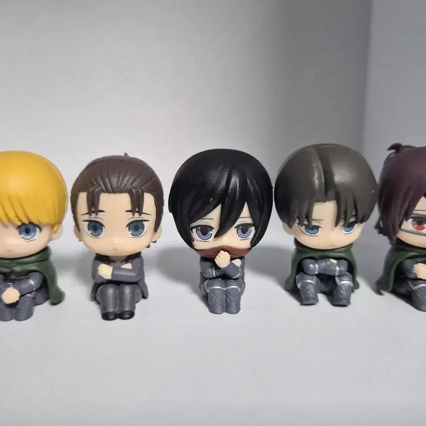 [BUNJANG] Attack on Titan Final Machiboke Gacha Figures Set / 진격의 거인 파이널 마치보케 가챠 피규어
