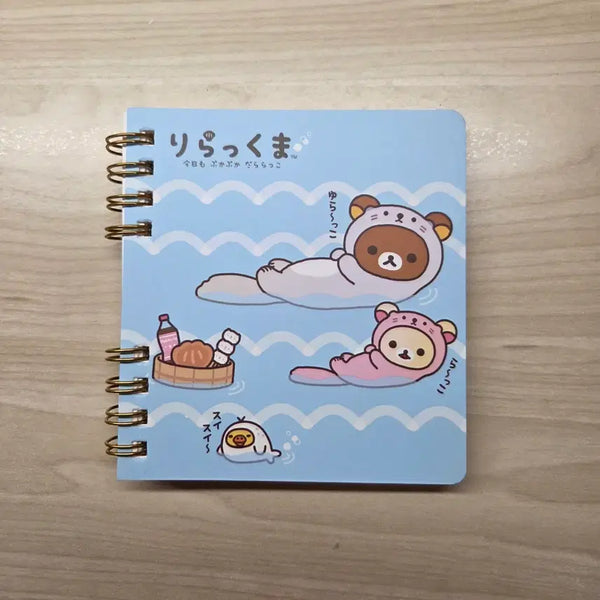 [BUNJANG] Rilakkuma Korilakkuma San-X Vintage Mini Spring Notebook / 미사용) 고전 고전문구 리락쿠마 코리락쿠마 산엑스 수첩 메모지 필기 노트 미니 스프링 수첩