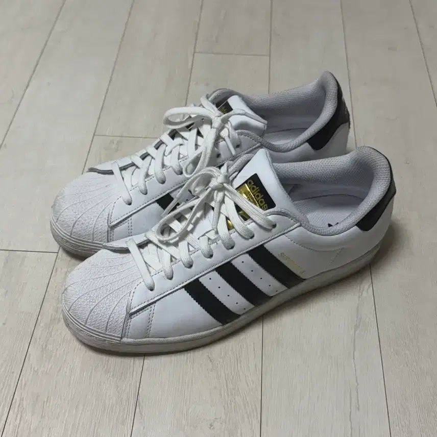 [BUNJANG] Adidas Superstar White Black Men's Shoes Size 275 / 아디다스 슈퍼스타 275