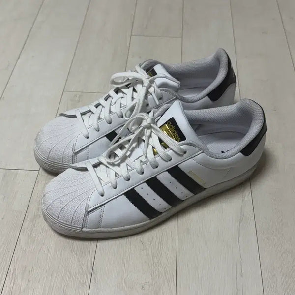 [BUNJANG] Adidas Superstar White Black Men's Shoes Size 275 / 아디다스 슈퍼스타 275