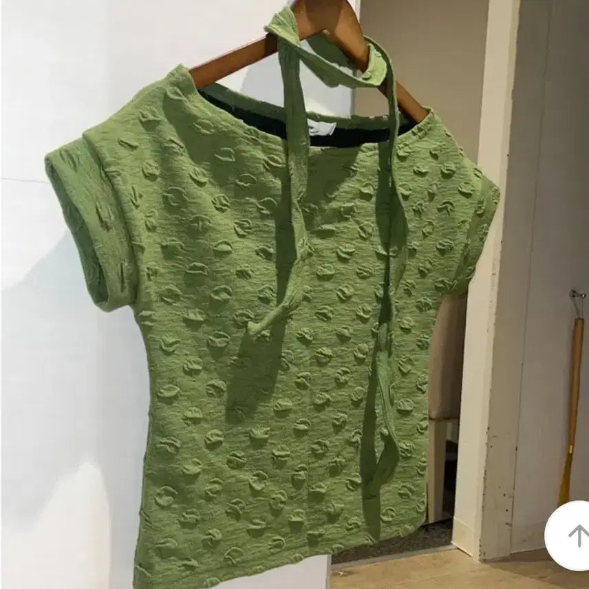 [BUNJANG] Kim Ah Hop Embossed Dot Tie Set / 김아홉 엠보 도트 타이 set