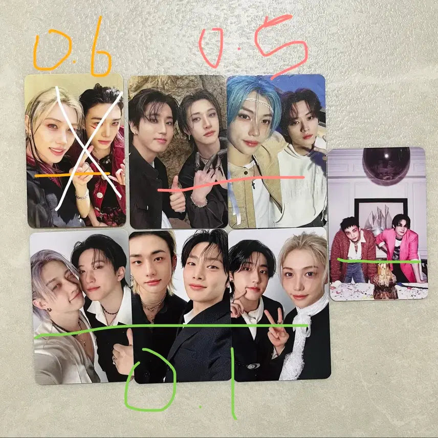 [BUNJANG] Stray Kids Photocard & ID Photo Set / 스키즈 포카 증사