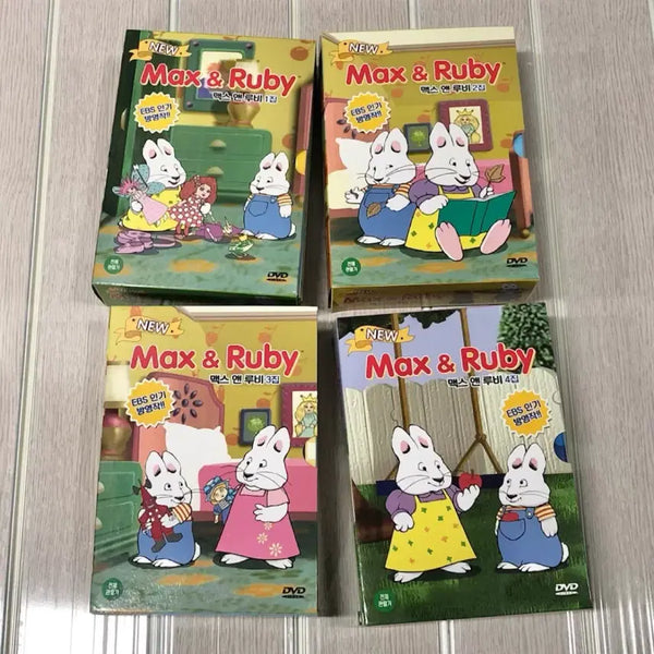 [BUNJANG] New Max & Ruby DVD Set (Seasons 1-4 Complete) / 뉴 맥스 앤 루비 DVD (1집~4집 풀세트)