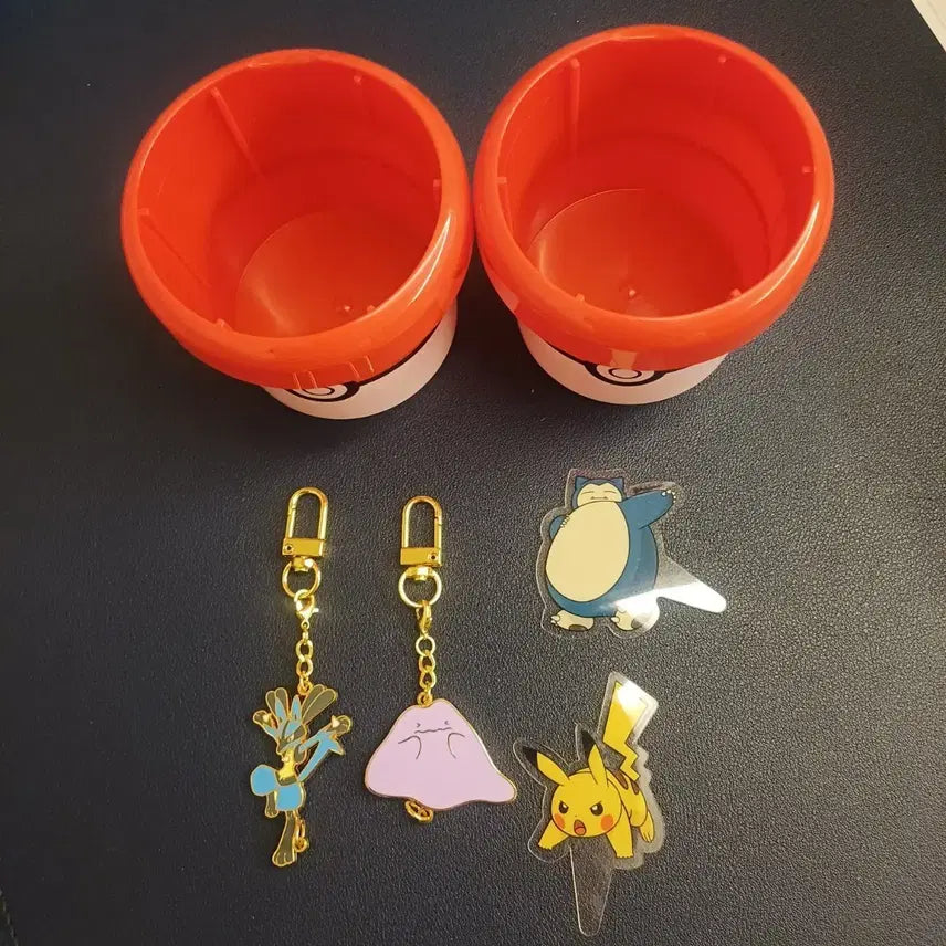 [BUNJANG] Pokémon Center Baskin Robbins Keychain Set / 포켓몬스터 베스킨라빈스 키링 2세트