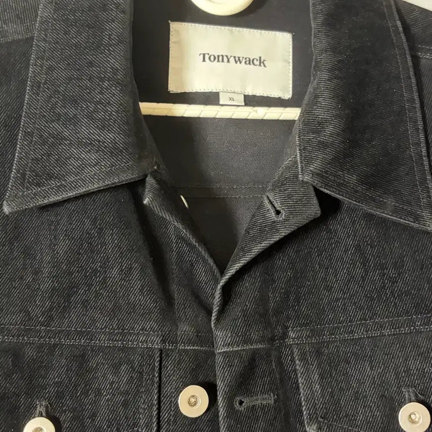[BUNJANG] Tonywack Velvet Denim Jacket XL / 토니웩 벨벳 데님 자켓
