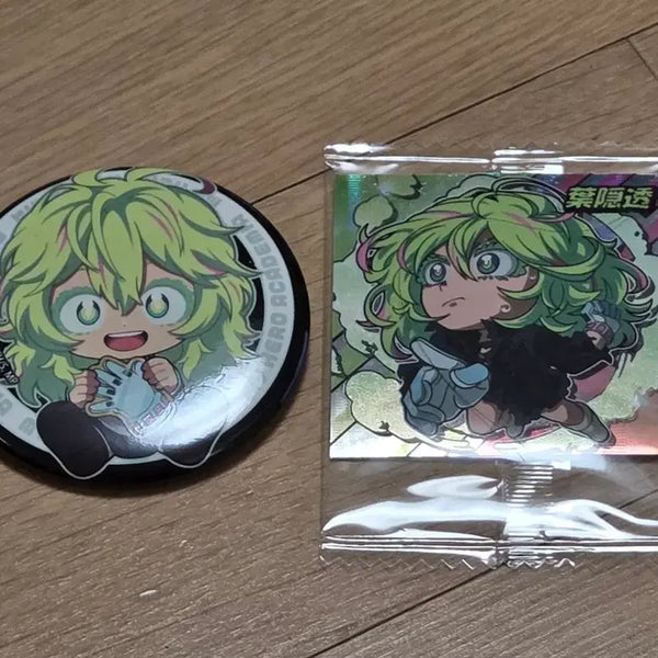 [BUNJANG] Hagakure Toru Bundle Set Can Badge, Wafer Card, Seal Sticker - My Hero Academia / 일괄 하가쿠레 토오루 규귯토 캔뱃지 웨하스 씰 스티커 나히아 히로아카 나의 히어로 아카데미아