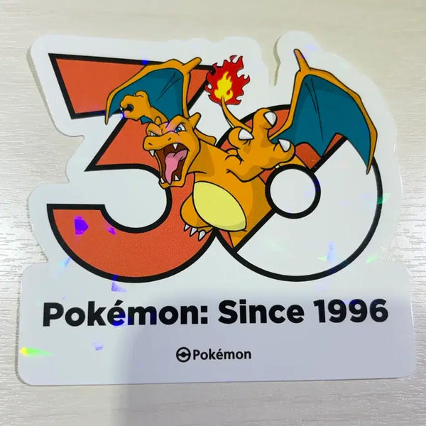 [BUNJANG] Pokemon 30th Anniversary Sticker Charizard / 포켓몬 30주년 스티커 리자몽 양도 교환