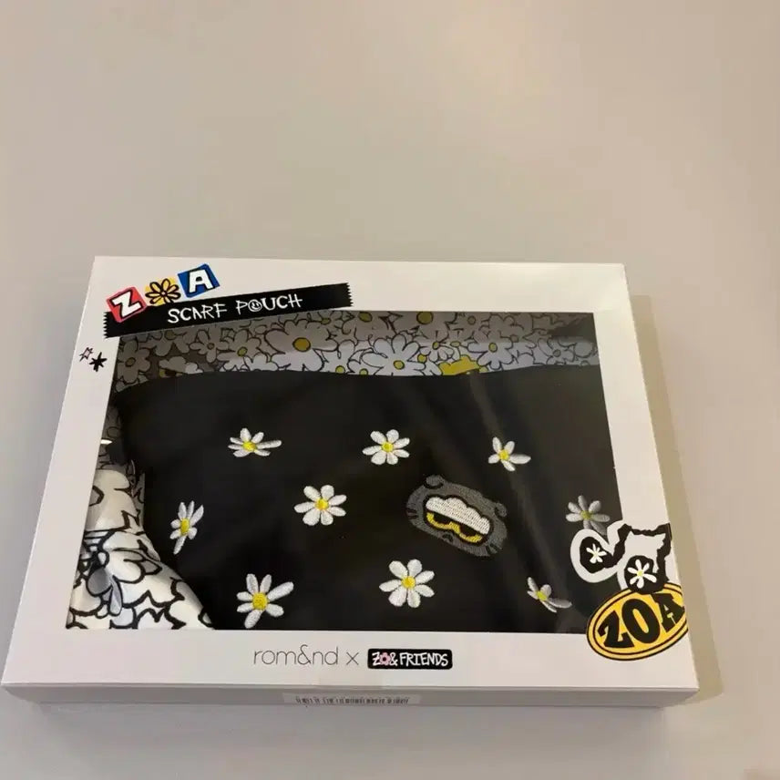 [BUNJANG] Joah Friends x Rom&nd Flower Pattern Pouch (Sealed) / 조앤프렌즈 롬앤 조아 파우치 미개봉