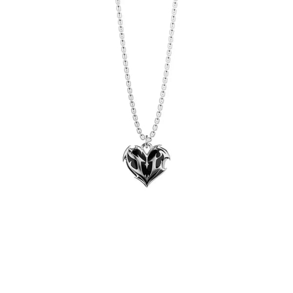[BUNJANG] T1 x ably T1 Heart Necklace (Sealed) / (미개봉) 티원 x 에이블리 T1 하트 목걸이