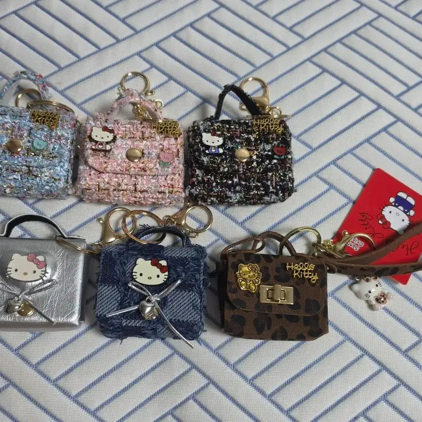 [BUNJANG] Hello Kitty Mini Bag Keychain Set / 헬로키티 미니백 키링 세트