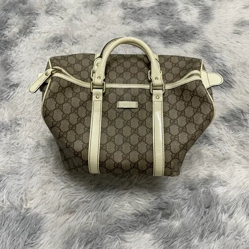 [BUNJANG] Gucci Supreme GG Logo Canvas Boston Bag / 구찌 수프림 GG로고 캔버스 보스턴백 [os]