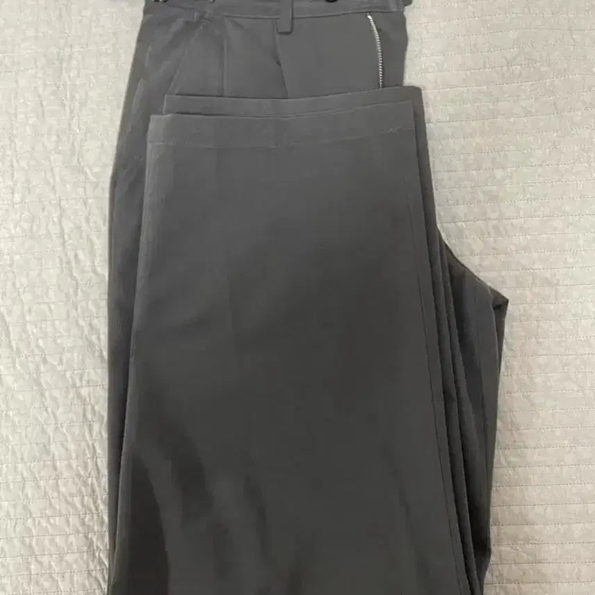 [BUNJANG] Known Wide Chino Pants Charcoal / 노운 와이드 치노팬츠