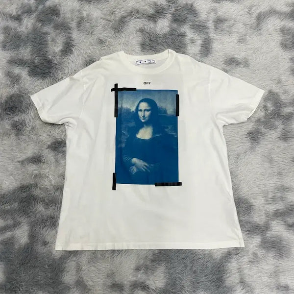 [BUNJANG] Off-White Mona Lisa T-Shirt New Model Large / [신형] 오프화이트 모나리자 반팔 티셔츠 [L]