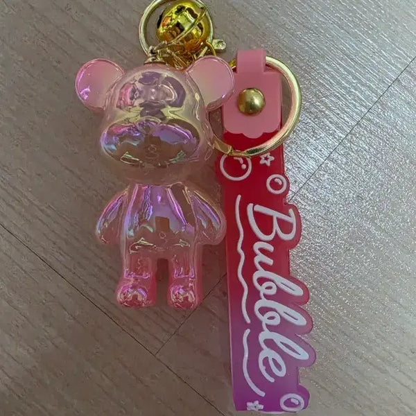 [BUNJANG] Bear Bubble Keychain / 곰돌이 키링 버블 새상품