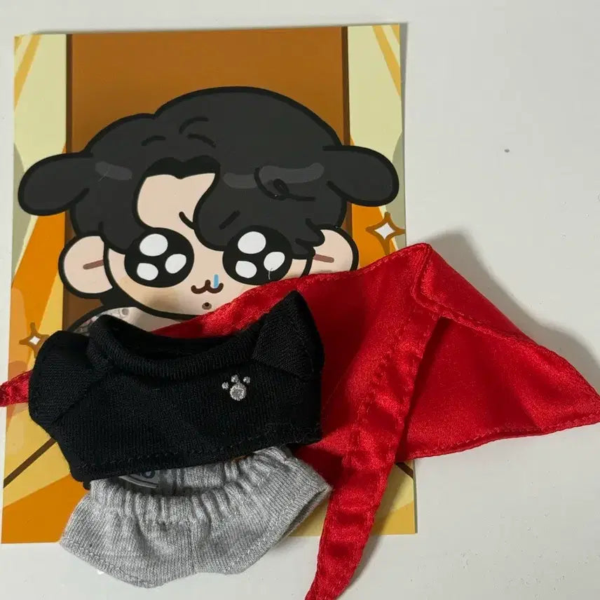 [BUNJANG] BTS Jungkook Kkukdooki 10cm Doll 3rd Gen Basic Outfit / bts 정국 인형 꾹뚜기 10cm 인형옷 3차 기본의상