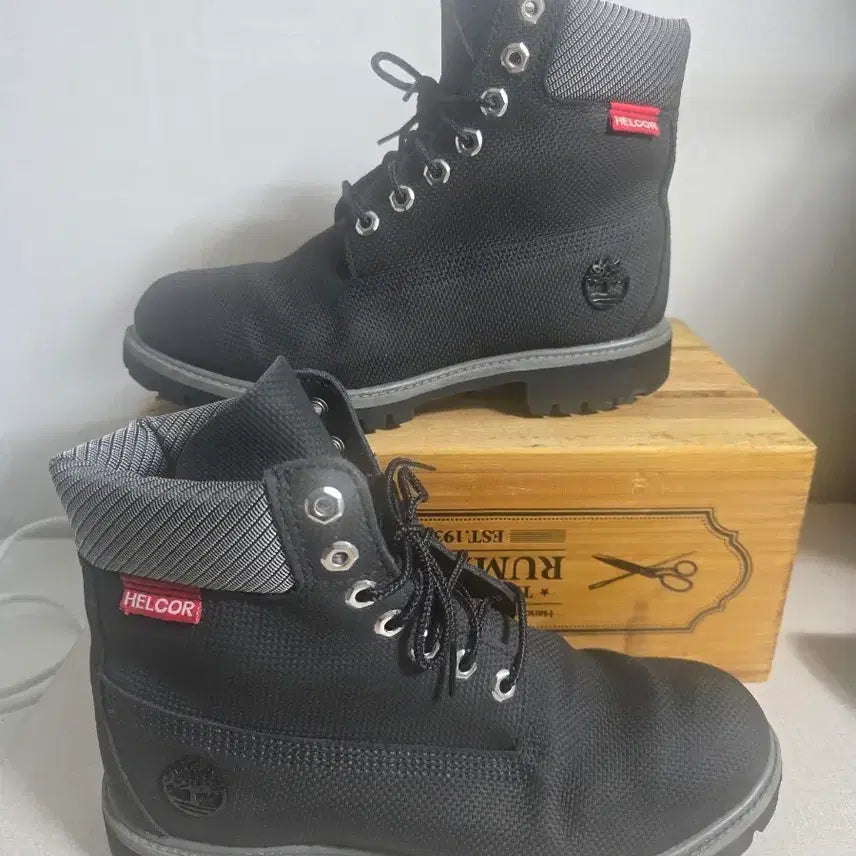 [BUNJANG] Timberland 6-Inch Helcor Black Boots / 팀버랜드 헬코 워커 블랙 260