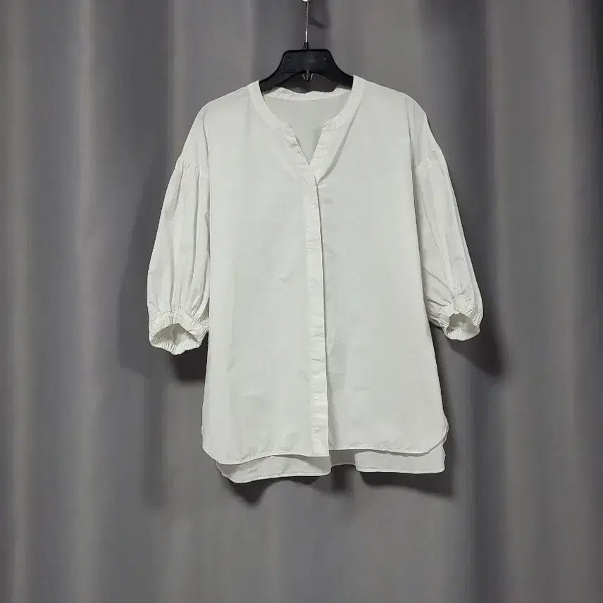[BUNJANG] Sleeve Banding Cotton Blouse / 소매 밴딩 면 블라우스
