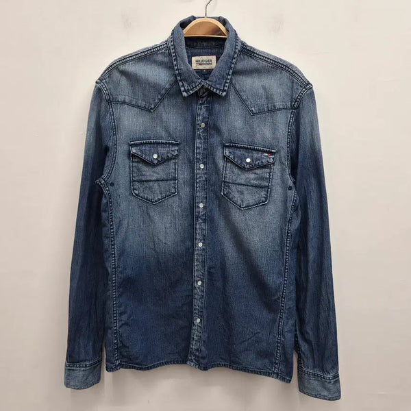 [BUNJANG] Tommy Hilfiger Denim Shirt / 타미힐피거 데님 남방 95사이즈