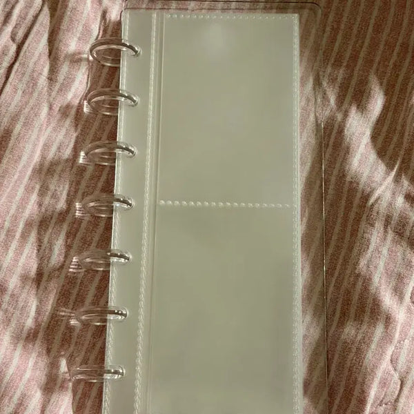 [BUNJANG] 2-Pocket Transparent Binder / 2포켓 투명 바인더