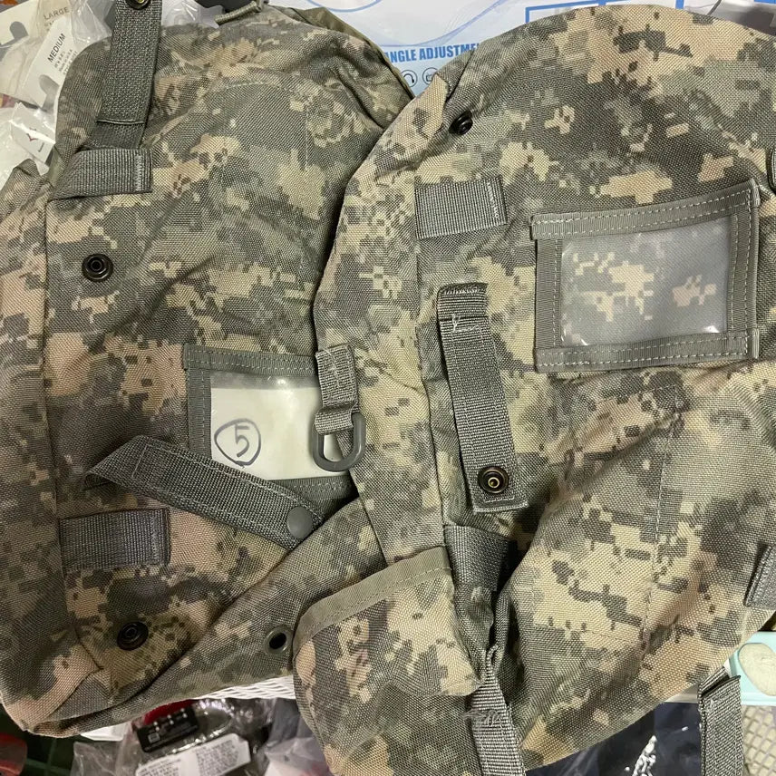 [BUNJANG] US Military Surplus MOLLE II ACU Ruck Side Pouch Set (2-Piece) / 사이드파우치5.[미군불하] 오리지널 MOLLE II ACU 럭색 사이드 파우치 세트 (2개 1셋)