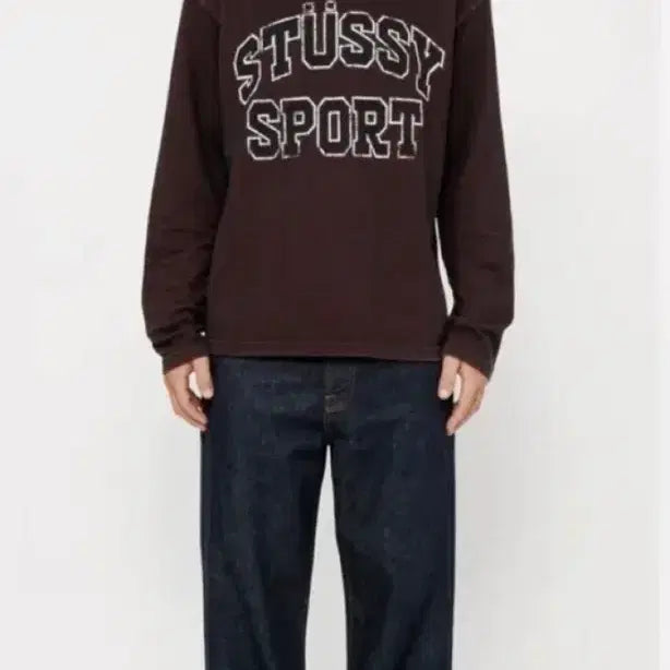 [BUNJANG] Stussy Two Tone Cotton Mesh Crew Black M / 스투시 투톤 코튼 메쉬 크루 블랙 M 사이즈