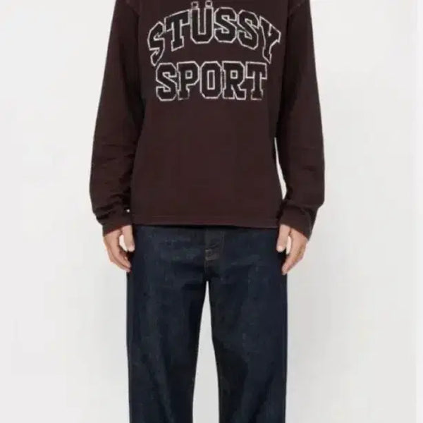 [BUNJANG] Stussy Two Tone Cotton Mesh Crew Black M / 스투시 투톤 코튼 메쉬 크루 블랙 M 사이즈