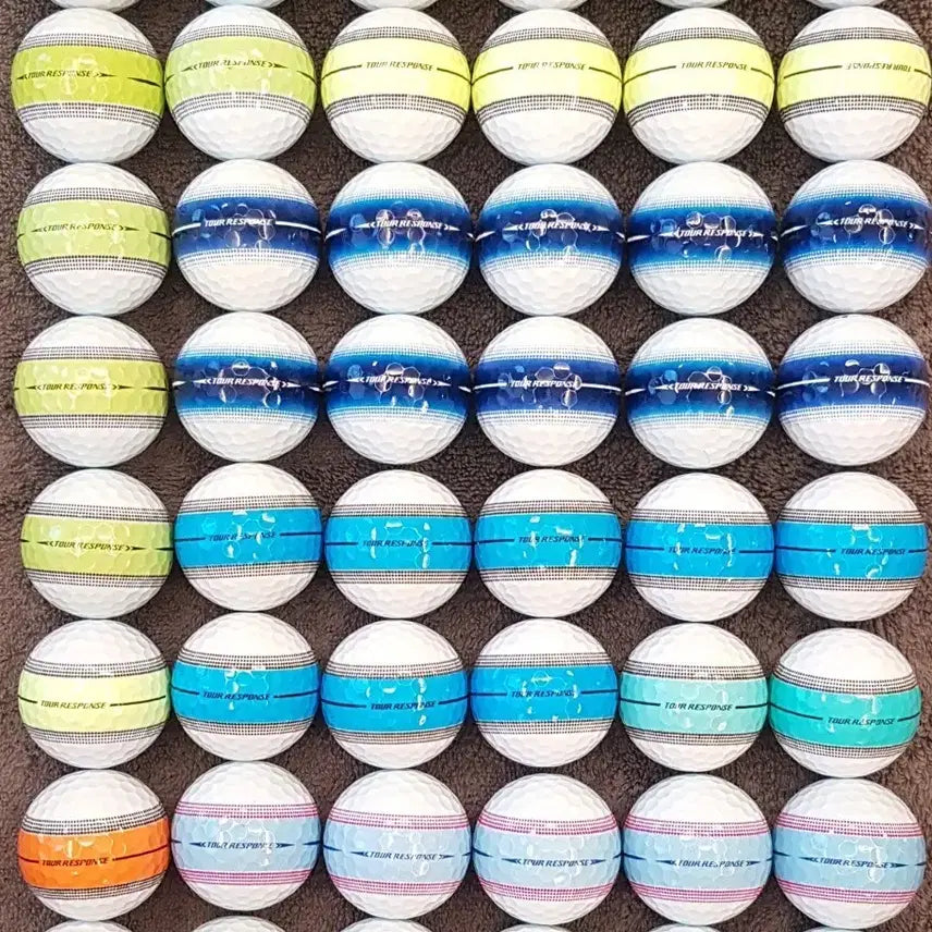 [BUNJANG] TaylorMade Tour Response 3-Piece Golf Balls (50-Count) / 테일러메이드 투어리스폰스 3피스A+/A50개.골프공 로스트볼