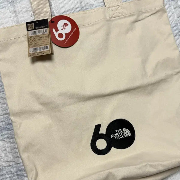 [BUNJANG] The North Face 60th Anniversary Cotton Tote Bag / 노스페이스 60주년 기념 코튼 토트백 에코백