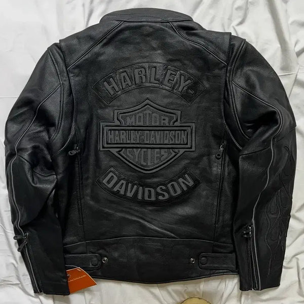 [BUNJANG] Harley-Davidson Leather Rider Jacket / 할리데이비슨 가죽 자켓