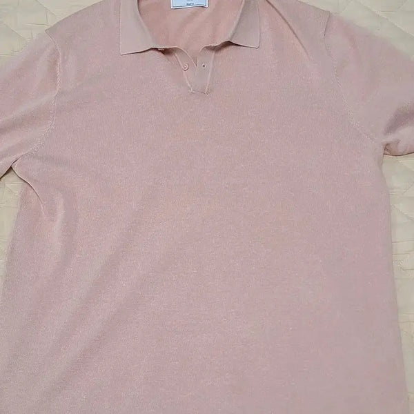 [BUNJANG] ZIOZIA Pink Short Sleeve Knit Size 105 / 지오지아  핑크 반팔 니트 105