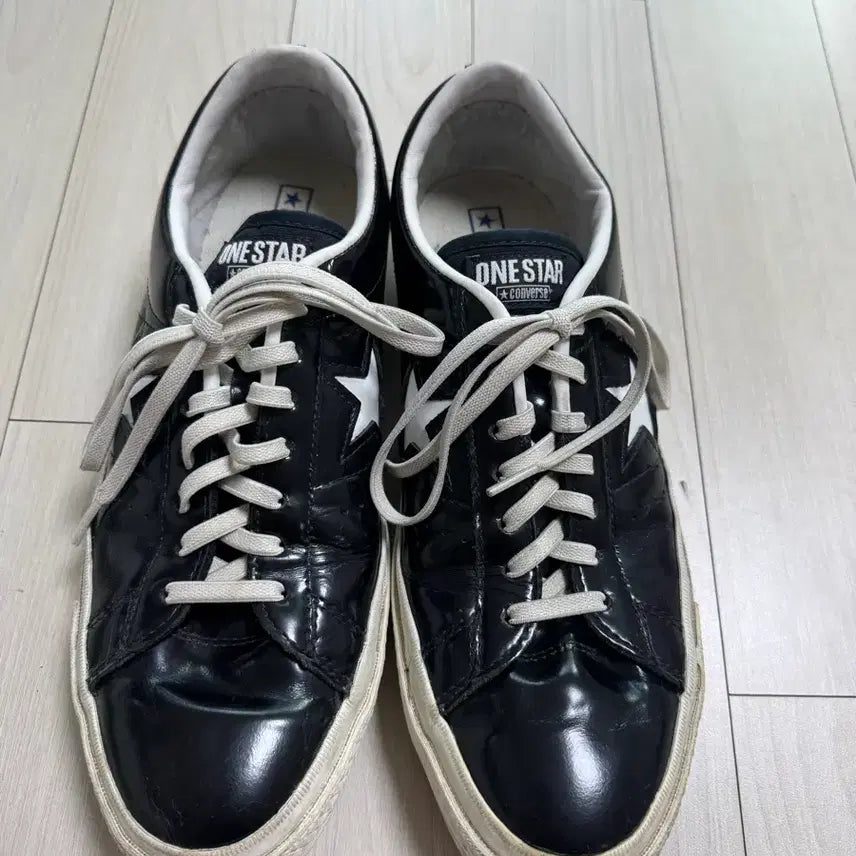 [BUNJANG] Converse One Star Leather Black / 컨버스 레더 원스타 한별