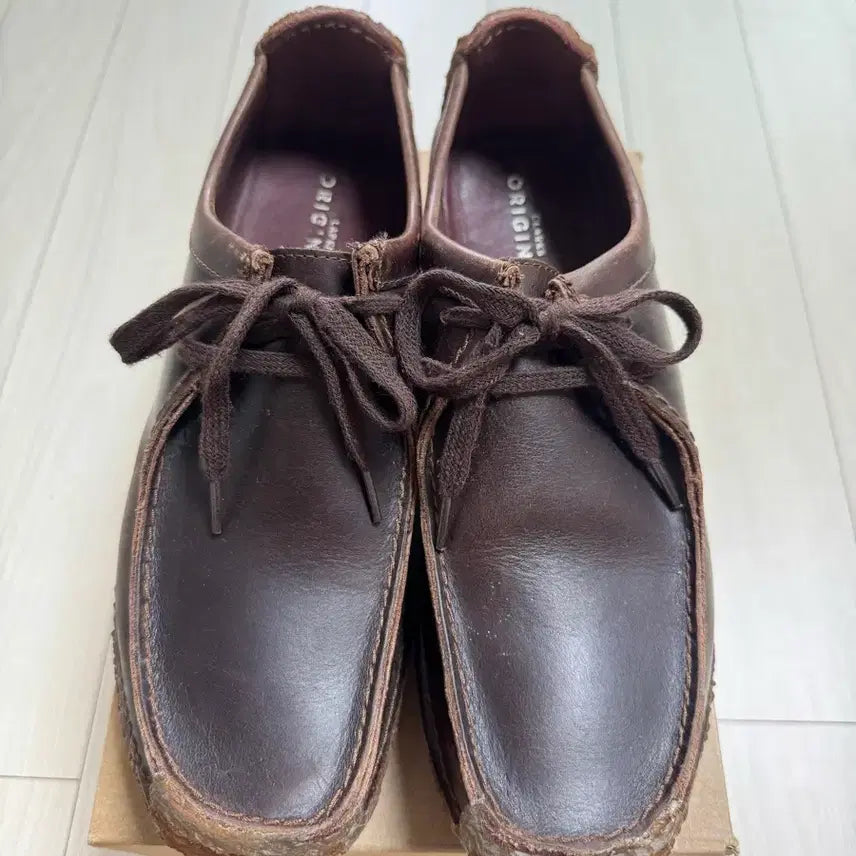[BUNJANG] Clarks Originals Leather Wallabee Brown / [코디 치트키] 클락스 오리지널 가죽 왈라비 브라운