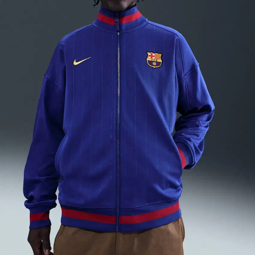 [BUNJANG] Nike FC Barcelona Academy Pro Dri-FIT Football Anthem Jacket XXXL / 나이키 XXXL FC 바르셀로나 아카데미 프로 홈 드라이핏 풋볼 앤섬 자켓 축구자켓 새제품 HJ6374-455