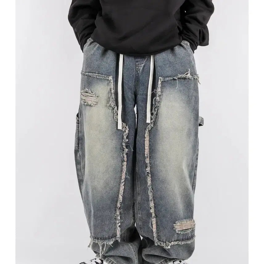 [BUNJANG] Carpenter Denim Pants / (새상품) 스트릿 카펜터 데님팬츠- 원가6만원