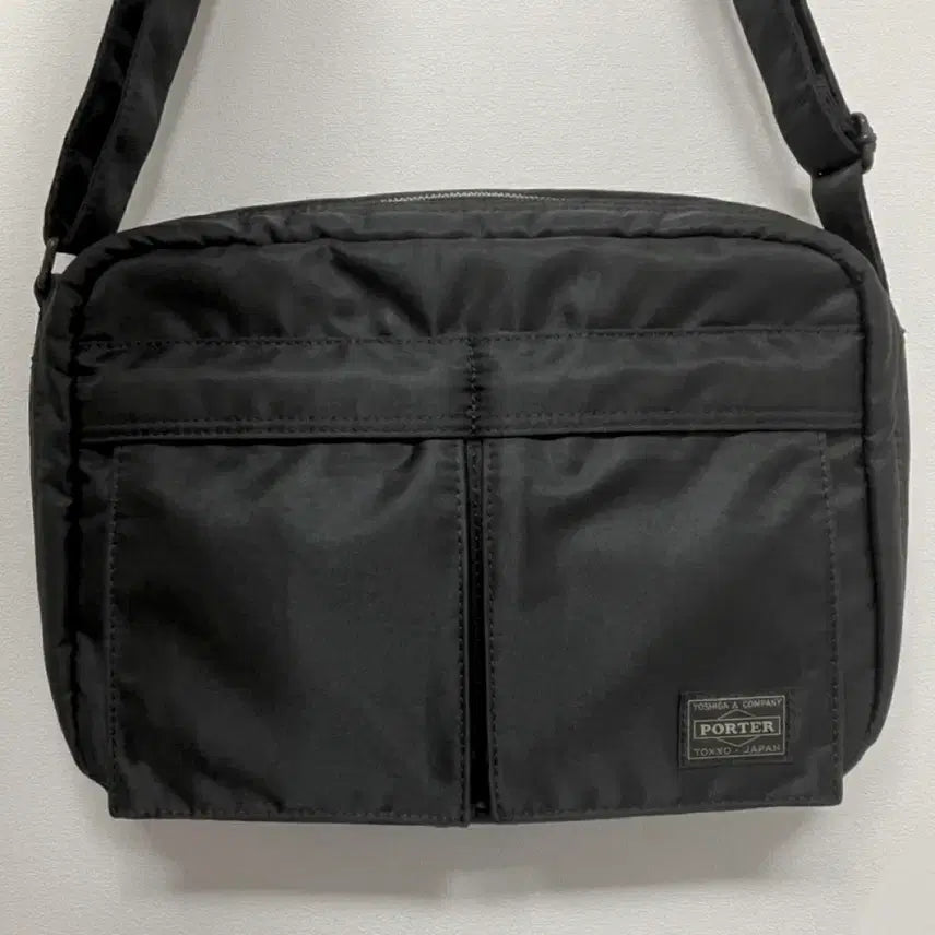 [BUNJANG] Porter Tanker Shoulder Bag L Black / 포터 탱커 숄더 백 L 블랙